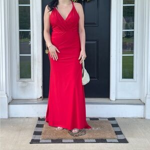 Elegant Red Dress for Women